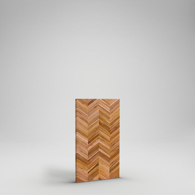 Acacia Chevron Island Top - 4'x30"x1.5" - Golden Teak Acacia Oil