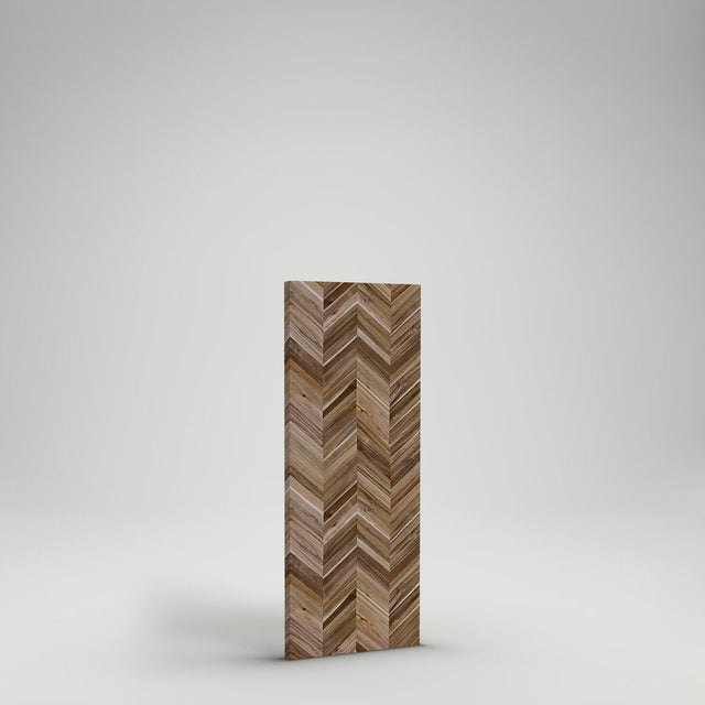 Acacia Chevron Countertop - 5'x25"x1.5" - Mocha Acacia Oil