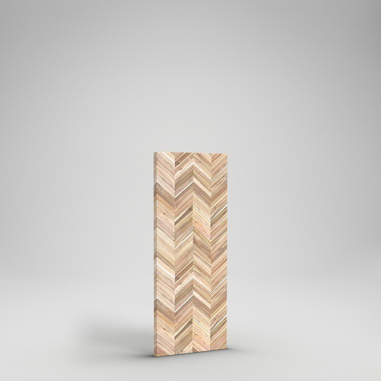 Acacia Chevron Countertop - 5'x25"x1.5" - Unfinished