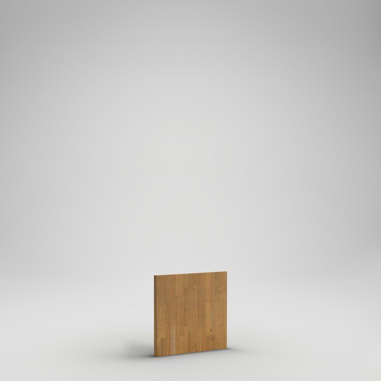 Hevea Butcher Block Countertop - 2'x25"x1.5" - UV Light Brown