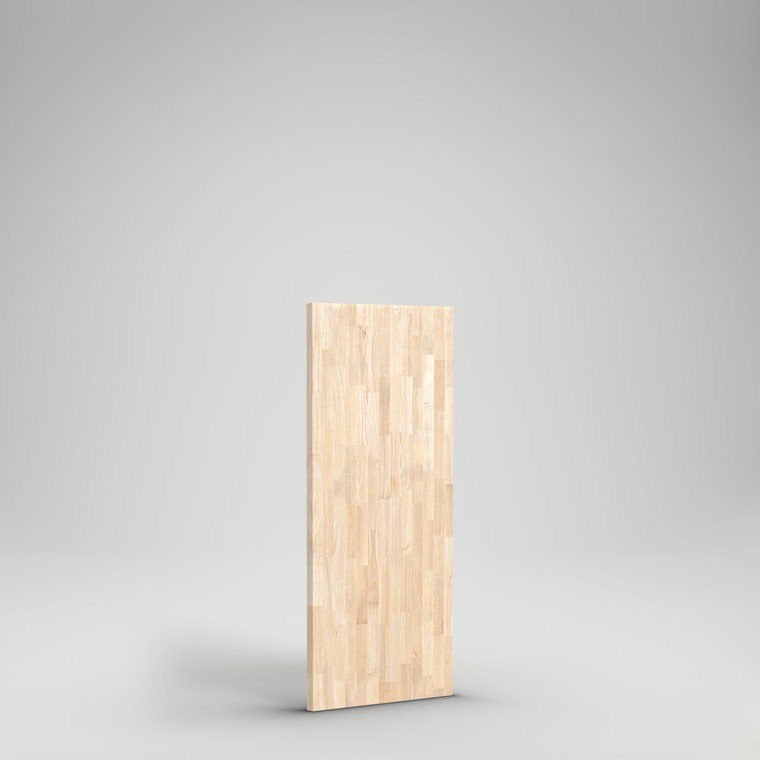 Hevea Butcher Block Countertop - 5'x25"x1.5" - Unfinished