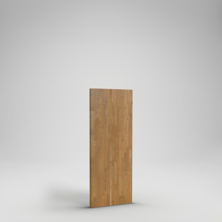 Hevea Butcher Block Countertop - 5'x25"x1.5" - UV Light Brown