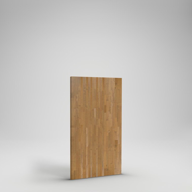 Hevea Butcher Block Island Top - 5'x36"x1.5" - UV Light Brown