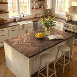 Acacia chevron top in a room