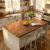 Acacia chevron top in a room