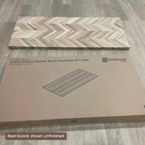 Real acacia chevron