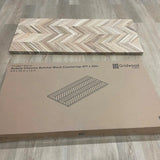 Real acacia chevron