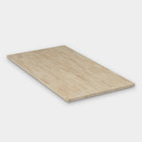 Real hevea butcher block, unfinished
