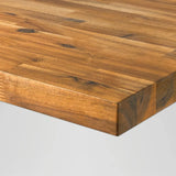 Acacia butcher block corner and 1-1/2″ thickness