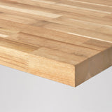 Acacia butcher block corner and 1-1/2″ thickness