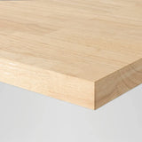 Hevea butcher block corner and 1-1/2″ thickness