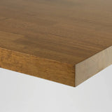 Hevea butcher block corner and 1-1/2″ thickness