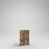 Acacia chevron 36″ × 25″ × 1.5″, Mocha Acacia Oil