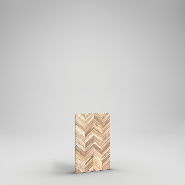 Acacia Chevron Countertop - 3'x25"x1.5" - Unfinished