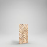Acacia chevron 48″ × 25″ × 1.5″, Unfinished