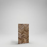 Acacia chevron 48″ × 30″ × 1.5″, Mocha Acacia Oil