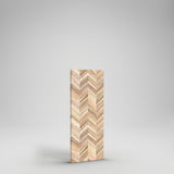 Acacia chevron 60″ × 25″ × 1.5″, Unfinished