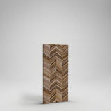 Acacia chevron 60″ × 30″ × 1.5″, Mocha Acacia Oil