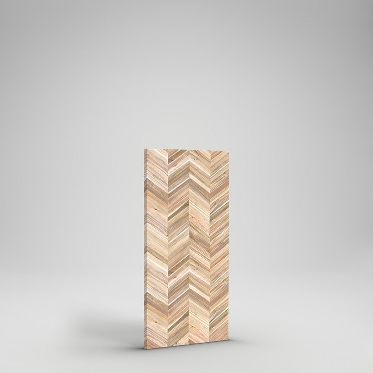 Acacia Chevron Island Top - 5'x30"x1.5" - Unfinished