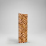 Acacia chevron 72″ × 25″ × 1.5″, Golden Teak Acacia Oil