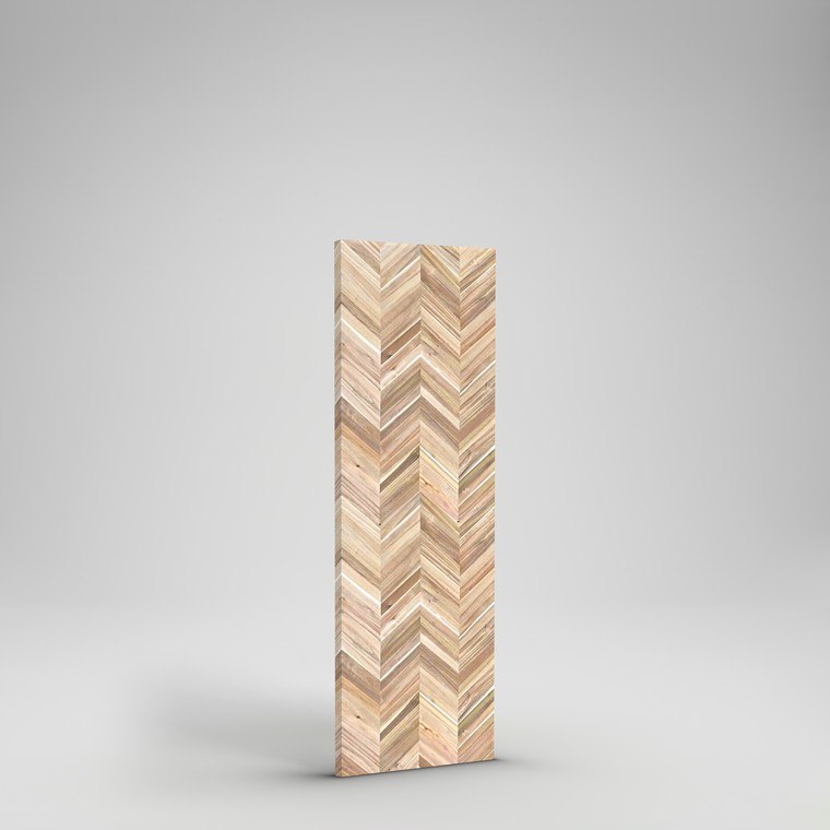 Acacia Chevron Countertop - 6'x25"x1.5" - Unfinished