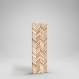 Acacia chevron 72″ × 25″ × 1.5″, Unfinished