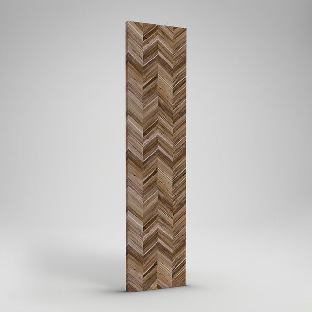 Acacia Chevron Countertop - 8'x25"x1.5" - Mocha Acacia Oil