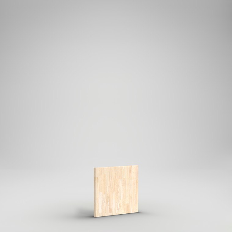 Hevea Butcher Block Countertop - 2'x25"x1.5" - Unfinished
