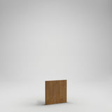 Hevea butcher block 24″ × 25″ × 1.5″, UV Walnut