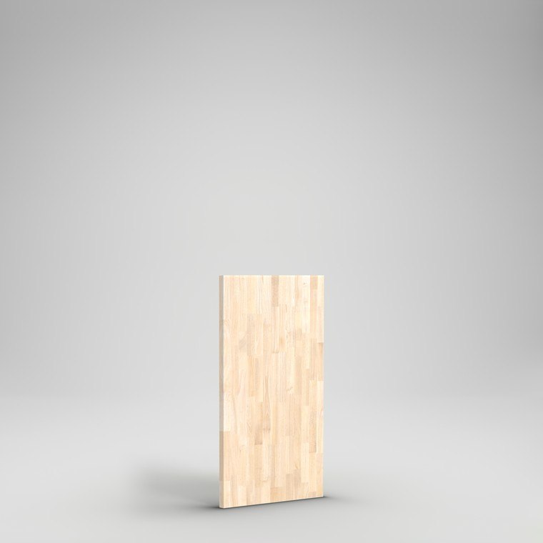 Hevea Butcher Block Countertop - 4'x25"x1.5" - Unfinished