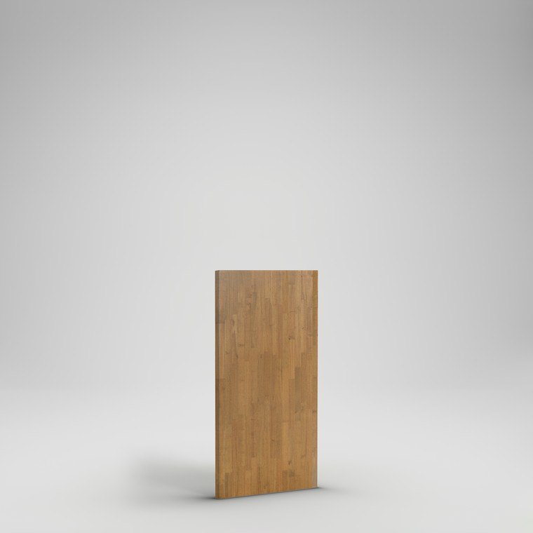 Hevea Butcher Block Countertop - 4'x25"x1.5" - UV Light Brown