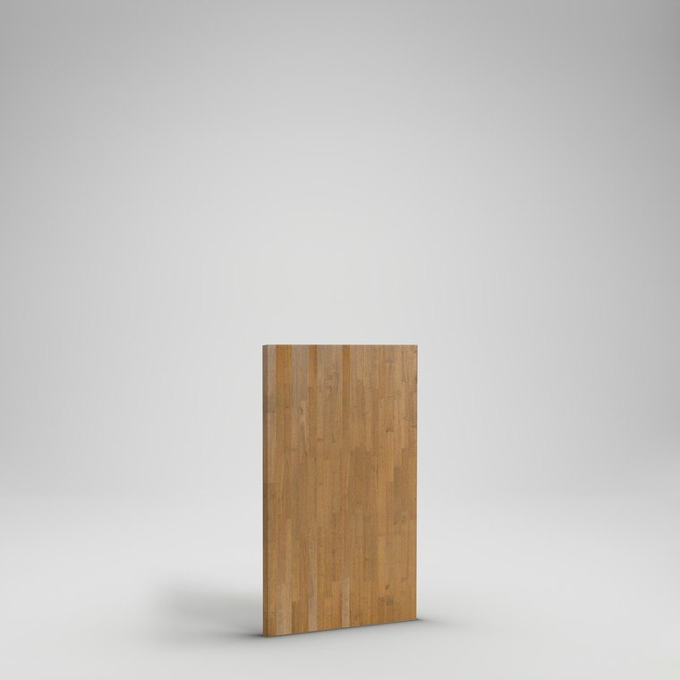 Hevea Butcher Block Island Top - 4'x30"x1.5" - UV Light Brown