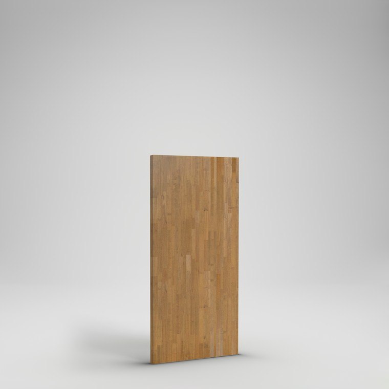Hevea Butcher Block Island Top - 5'x30"x1.5" - UV Light Brown