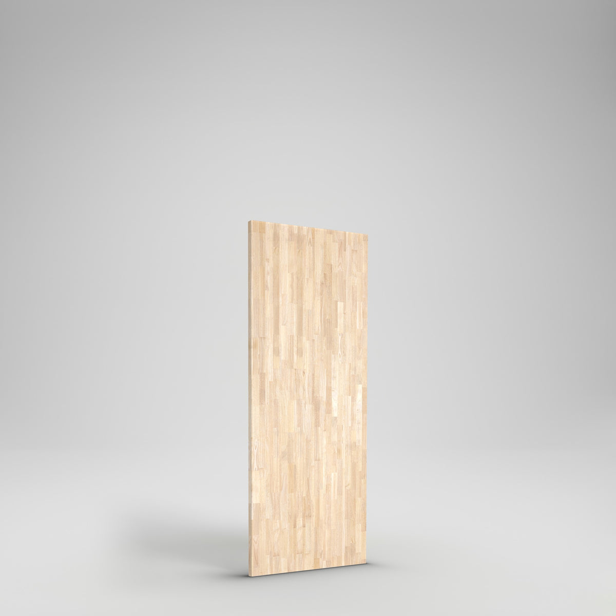 8ft Unfinished Hevea Wood Butcher Block Island, 96"L x 39"W x 1.5"T