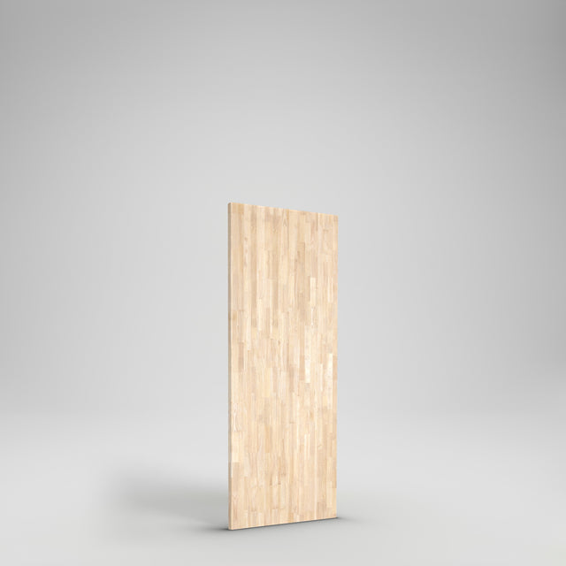 8ft Unfinished Hevea Wood Butcher Block Island, 96"L x 39"W x 1.5"T