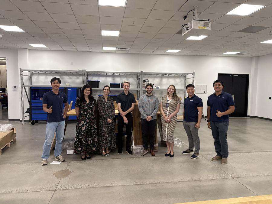 The Gridwood Supply team in the Georgia warehouse