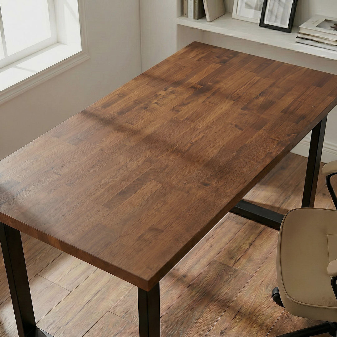 The same room with an acacia top